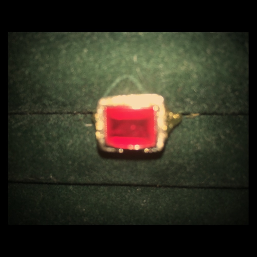 Art Deco Ruby Ring - image 5